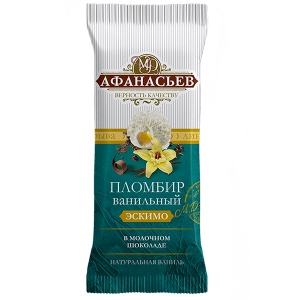 Пломбир c ванилью в молочном шоколаде 